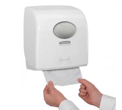Диспенсер Kimberly-Clark AQUARIUS* SLIMROLL*  для рулонных бумажных полотенец - Белый /новый