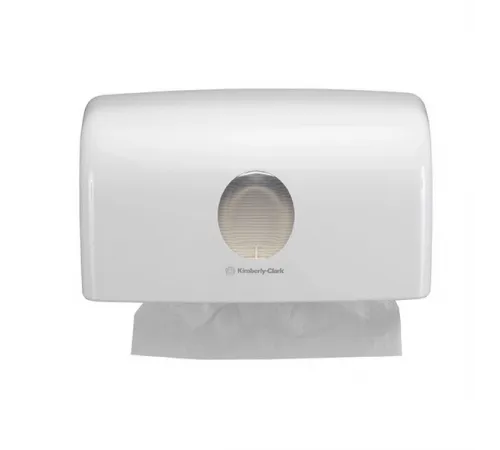 Диспенсер Kimberly-Clark AQUARIUS*  для сложенных бумажных полотенец - MultiFold / Белый /Маленький