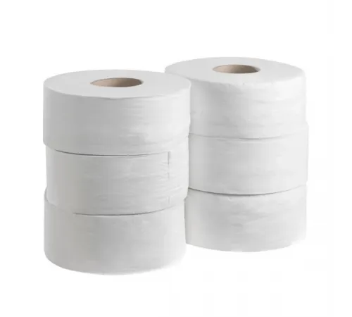 Туалетная бумага Kimberly-Clark  в больших рулонах Kleenex Jumbo Roll двухслойная (6 рулонов х 190 метров)