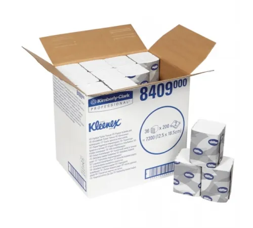 Туалетная бумага Kimberly-Clark  в пачках Kleenex двухслойная (36 пачек x 200 листов)