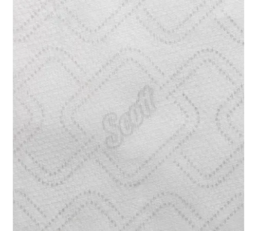 Бумажные полотенца Kimberly-Clark  в рулонах Scott® Essential белые однослойные (6 рулонов х 350 метров)