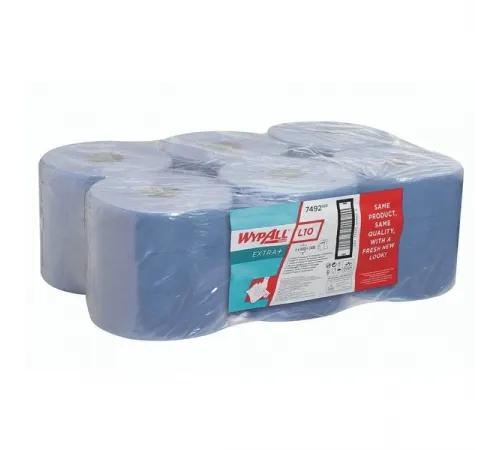 Протирочные салфетки Kimberly-Clark Wypall L10 - Roll Control™ / Синий