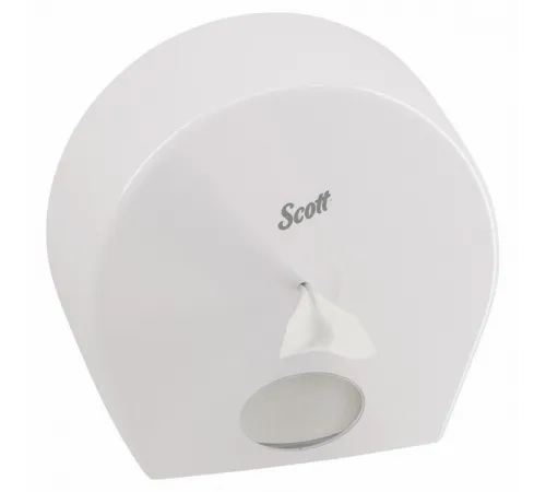 Диспенсер Kimberly-Clark SCOTT® CONTROL  для туалетной бумаги - Рулон с центральной подачей / Белый /Сверхкрупный