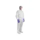 Комбинезон Kimberly-Clark KLEENGUARD®A8 Воздухонепроницаемый  для защиты от брызг и твердых частиц с высоким воротником / Белый / 2XL