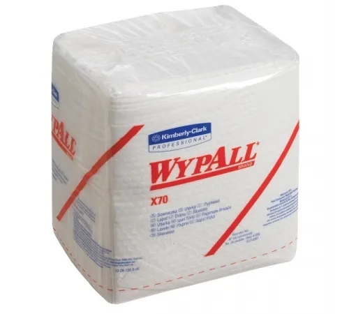 Cалфетки WYPALL Wypall X70 - Сложенные в 1/4 / Белый