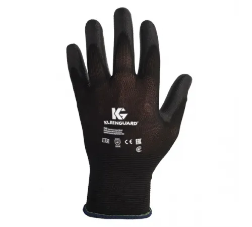 Перчатки Kimberly-Clark  KleenGuard® G40  с полиуретановым покрытием - Индивидуальный дизайн для левой и правой руки / Черный /