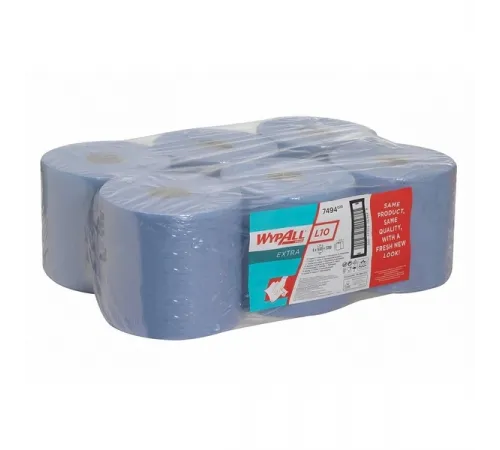 Протирочные салфетки WYPALL Wypall L10 - Centrefeed for Roll Control™ / Синий