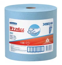 Салфетки Kimberly-Clark Wypall X60 - Большой рулон / Синий