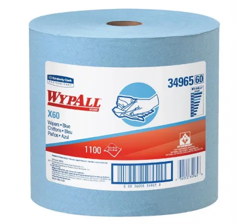 Салфетки Kimberly-Clark Wypall X60 - Большой рулон / Синий