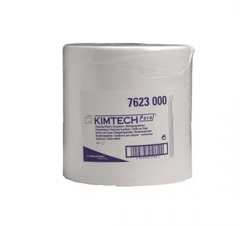 Протирочные салфетки Kimberly-Clark Kimtech pure - Большой рулон / Белый