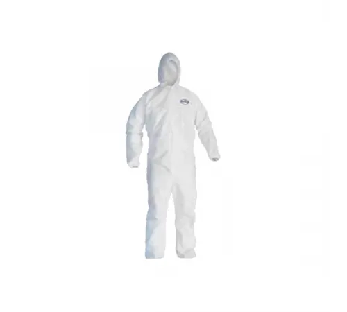 Комбинезон Kimberly-Clark  KleenGuard® A30 Воздухопроницаемый для защиты от брызг жидкостей и твердых частиц - С капюшоном / Белый /