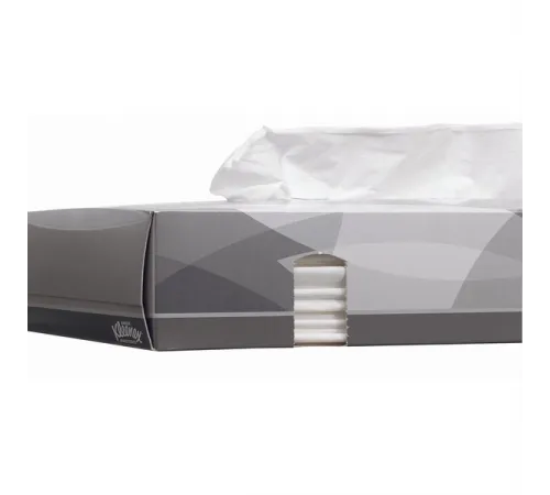 Косметические салфетки Kimberly-Clark KLEENEX®  для лица - Стандартные / Белый