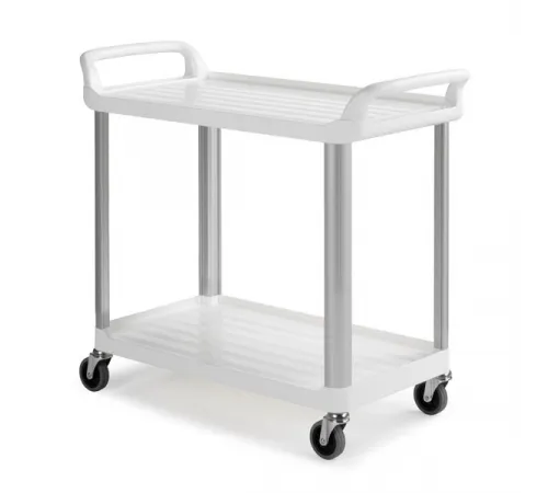 Сервисная тележка TTS Shelf 3730W — тележка с двумя полками, 98x50x111 см, белая