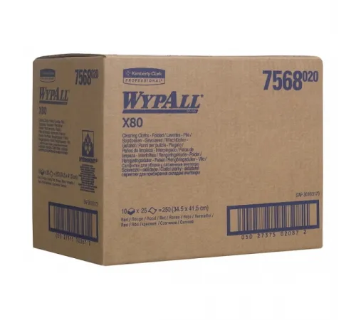 Салфетки WYPALL Wypall X80 - Сложенные / Красный