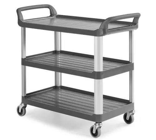 Сервисная тележка TTS Shelf 3700E — с тремя полками, 98x50x111 см, серая