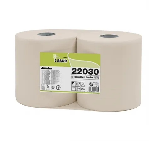 Туалетная бумага Celtex Megamini E-Tissue Maxi Jumbo, двухслойная (1 пачка х 6 рулонов)