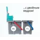 Ведро TTS TriPress Pro 25л, с защелкивающейся ручкой, рычажным отжимом для системы Trilogy с колёсами