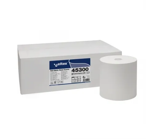 Бумажные полотенца Celtex Megamini E-CONTROL SYSTEM, двухслойные (1 пачка x 6 рулонов)