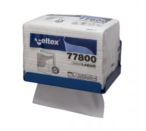Диспенсер Celtex Megamini Omnia Labor Megamini для сложенных полотенец для рук металлический, голубой