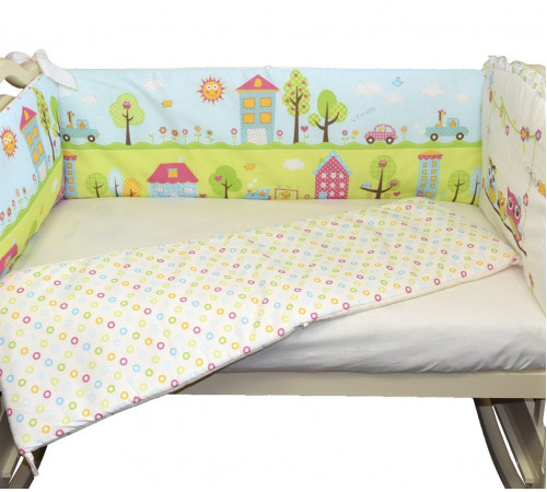 Бортики в кроватку L`Abeille Flip Flap