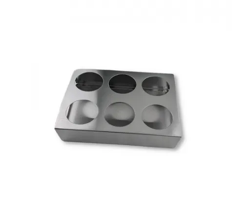 Подставка для соусов 6 ячейки 28*19*8 см. нерж. MGsteel /1/24/
