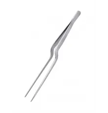 Щипцы (пинцет) 20 см. изогнутые, нерж. MGsteel /1/100/