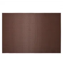Подкладка сервировочная 45*30 см. "Геометрия" коричневая, пвх /1/24/