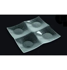 Менажница 4-х секц. 200*200 мм. стекло 3D /1/10/