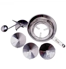 Машинка для протирки пюре d=24 см. + 3 сита, нерж. MGsteel /1/8/ АКЦИЯ