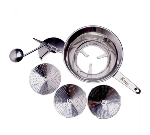 Машинка для протирки пюре d=24 см. + 3 сита, нерж. MGsteel /1/8/ АКЦИЯ