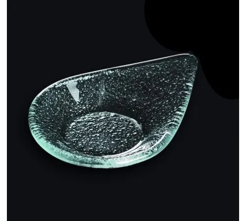 Ложка для комплимента 10*8 см. секло 3D /1/60/