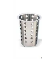 Емкость для столовых приборов (стакан) d= 95 мм. h=130 мм. перфор. нерж. MGsteel /1/6/48/