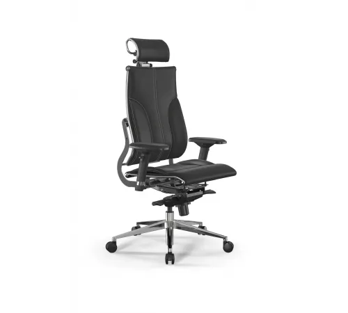 Кресло МЕТТА
 Move B2-10D - Infinity /Kc06/Nc06/D04P/H2cL-3D(M06.B32.G11.W03) (Черный (бежевая строчка))