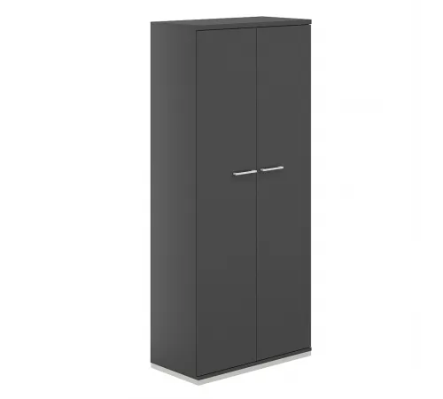 AG.221.AN.AN.AN / Гардероб 800х400х1833 / корпус: антрацит, топ/дно: антрацит, фасады: антрацит