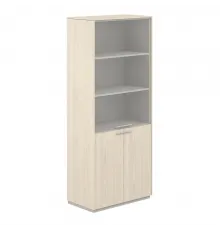 NZ-0311.YN.YN / Шкаф высокий со стеклом прозр., обвязка YN, фасады YN / 824х450х1976, обвязка YN, фасады YN, стекло прозрачное GL