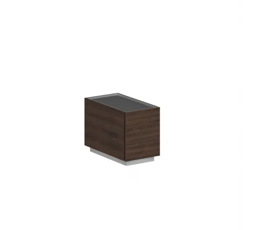 OL-20-10.DT.DT / Тумба опорная 1 430x800x569 / корпус: дуб табак, фасады: дуб табак