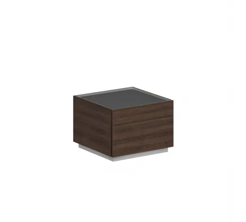 OL-20-11.DT.DT / Тумба опорная 2 800x800x569 / корпус: дуб табак, фасады: дуб табак