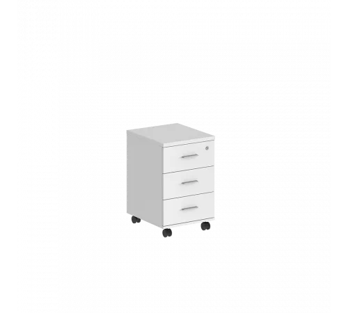 Тумба мобильная с 3 ящ. 404х460х619 (метаб), с замком