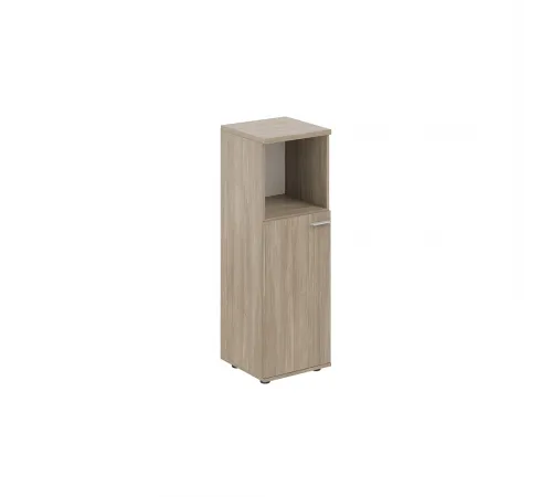Шкаф средний с нишей 400х400х1200, 1 дв., з.ст HDF, левый