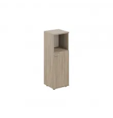 Шкаф средний с нишей 400х400х1200, 1 дв., з.ст HDF, правый