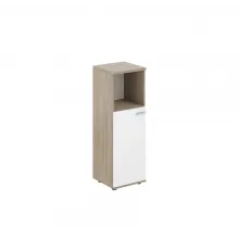 Шкаф средний с нишей 400х400х1200, 1 дв., з.ст HDF, левый