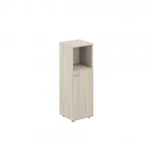 Шкаф средний с нишей 400х400х1200, 1 дв., з.ст HDF, правый