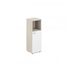Шкаф средний с нишей 400х400х1200, 1 дв., з.ст HDF, правый