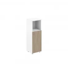 Шкаф средний с нишей 400х400х1200, 1 дв., з.ст HDF, правый