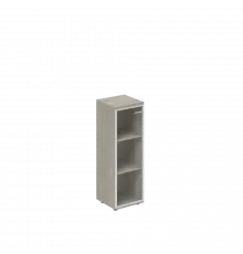 Шкаф средний 400х400х1200 со стеклом, з.ст HDF, левый