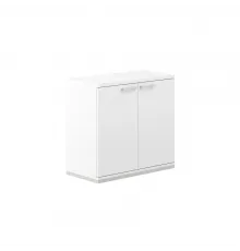 AG.204.WH.WH.WH / Шкаф 2 ур. 800х400х750 / корпус: белый, топ/дно: белый, фасады: белый