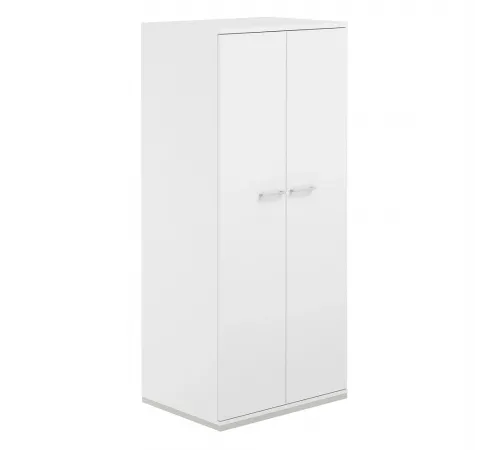AG.222.WH.WH.WH / Гардероб 800х600х1833 / корпус: белый, топ/дно: белый, фасады: белый