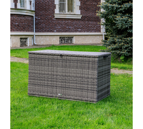 Сундук для хранения KARL 120 c колесиками серый