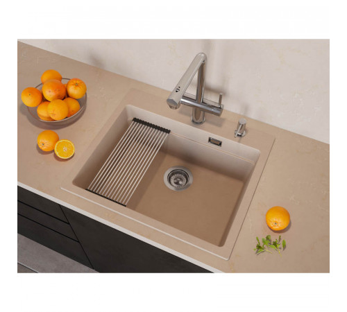 Кухонная мойка Grandex Aqua Comfort 500503, бежевый