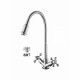 Смеситель для кухни с гибким изливом D-Lin D151807-Q, хром